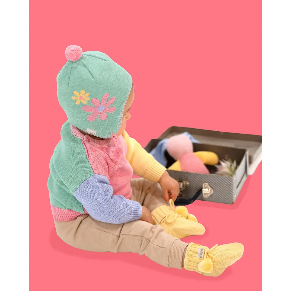 Organic Booties Marley - Banana