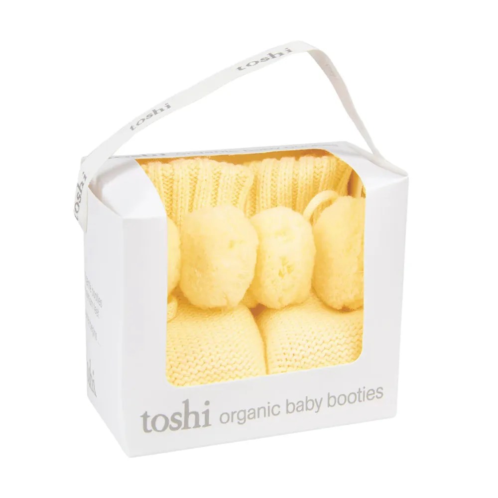 Organic Booties Marley - Banana