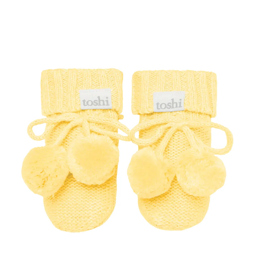 Organic Booties Marley - Banana