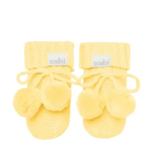 Organic Booties Marley - Banana