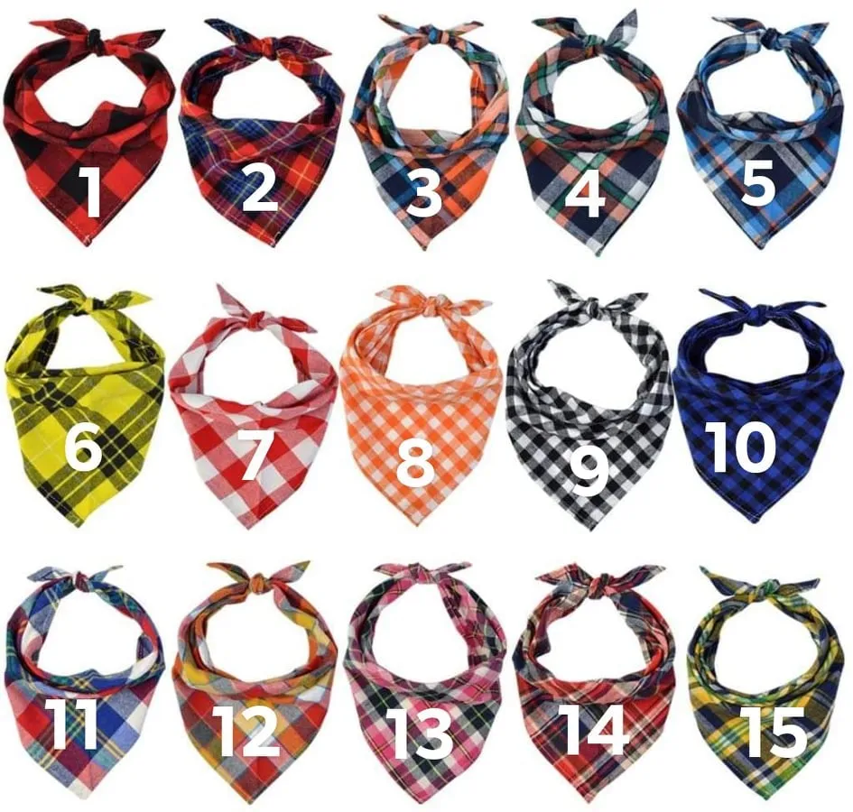 Outline Dog Bone Tie Bandana