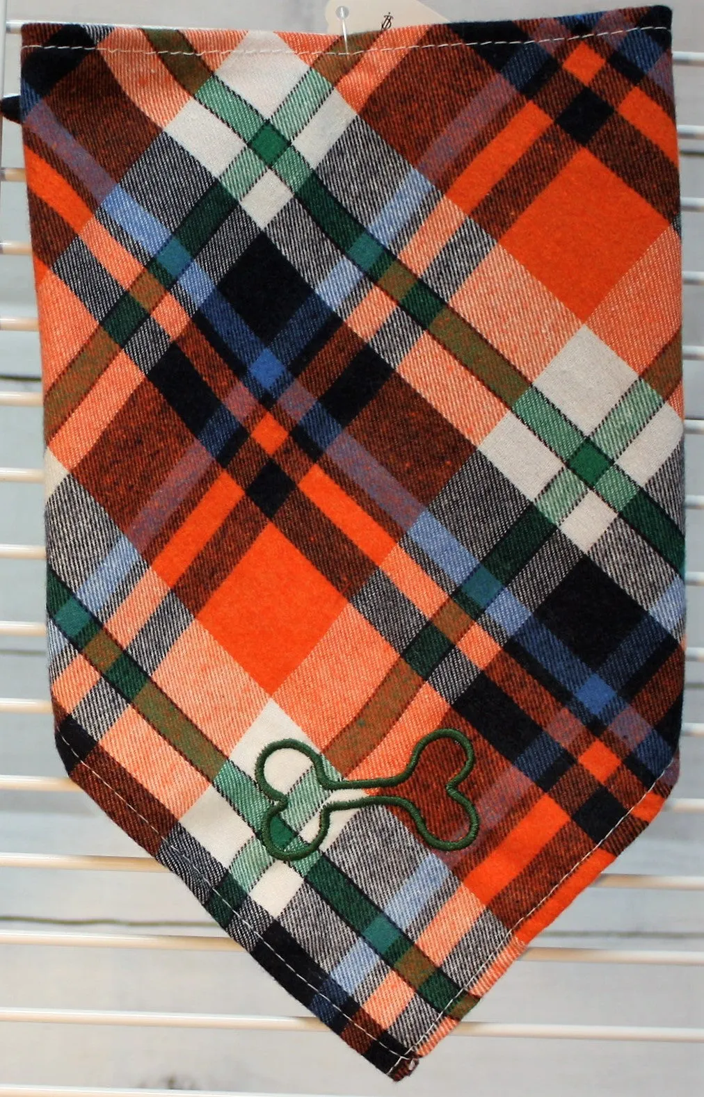 Outline Dog Bone Tie Bandana