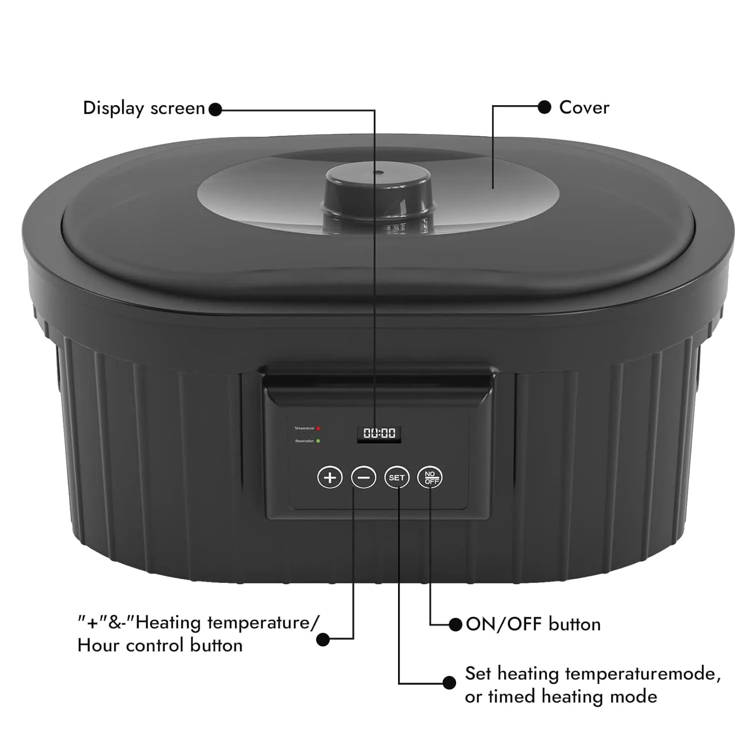 Paraffin Wax Machine for Hand and Feet,  5000Ml Paraffin Bath with Lavender Paraffin Wax Warmer for Professional Spa & Arthritis Treatment at Home