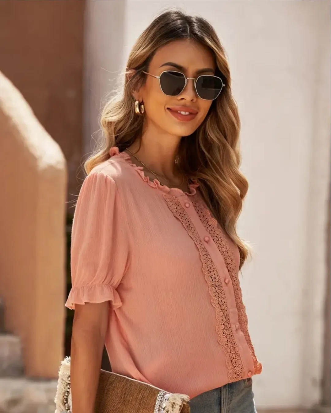 Peach Fuzz Blouse