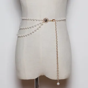 Pearl waist chain KF81835