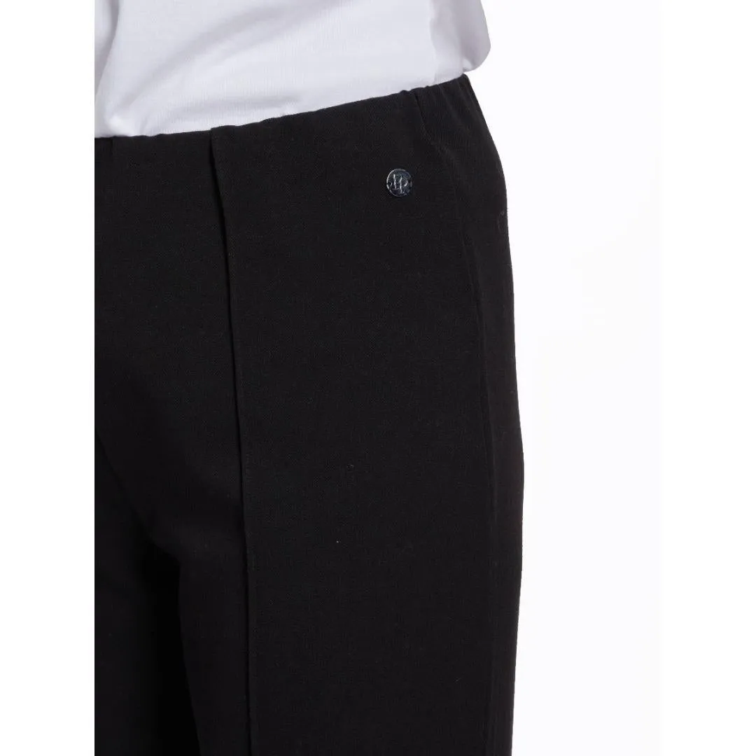PENNY PLAIN Pleated Black Trousers Regular