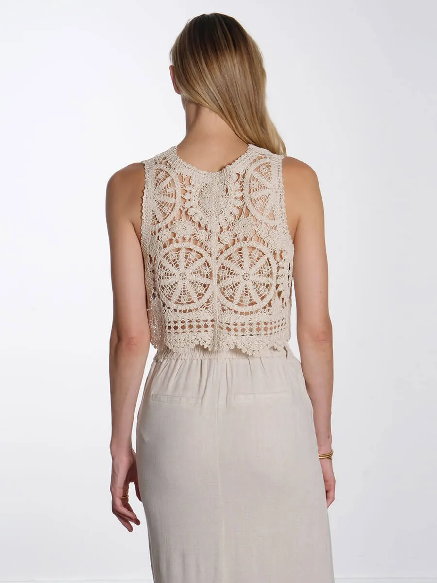 Petra Crochet Vest