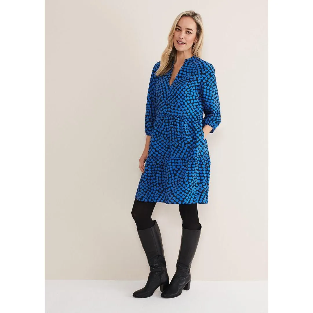 Phase Eight Kesia Swing Dress - Bright Blue