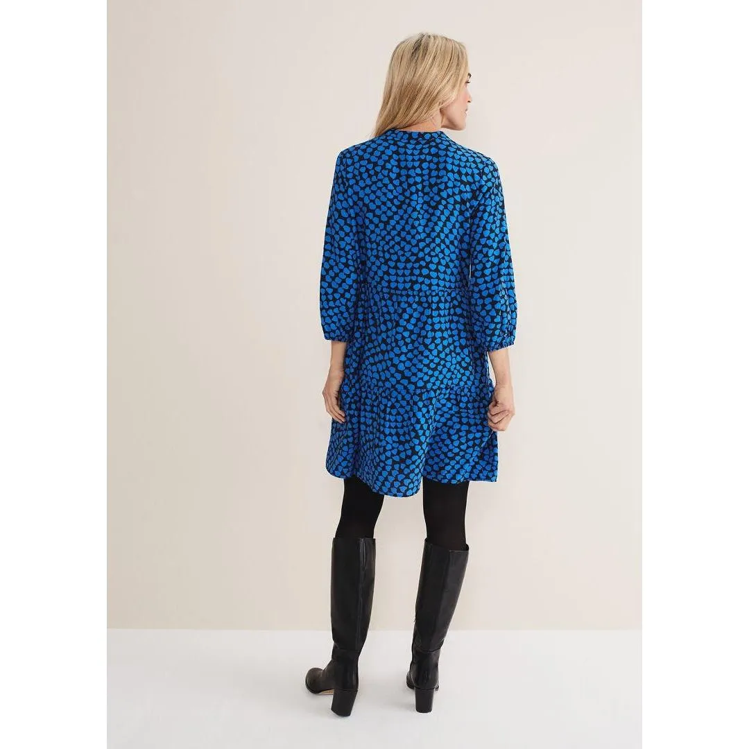 Phase Eight Kesia Swing Dress - Bright Blue