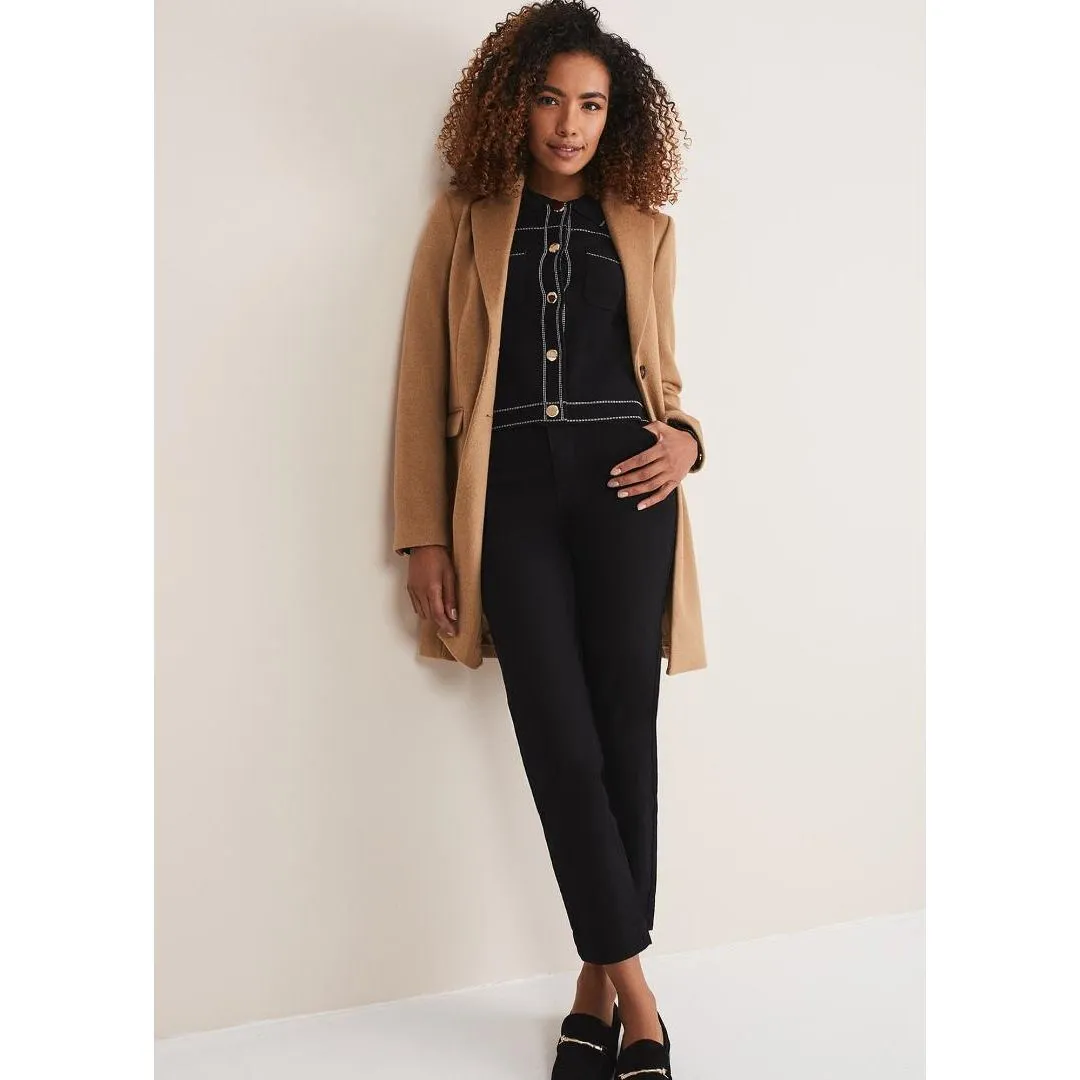 Phase Eight Ocha Straight Leg Jeans - Black