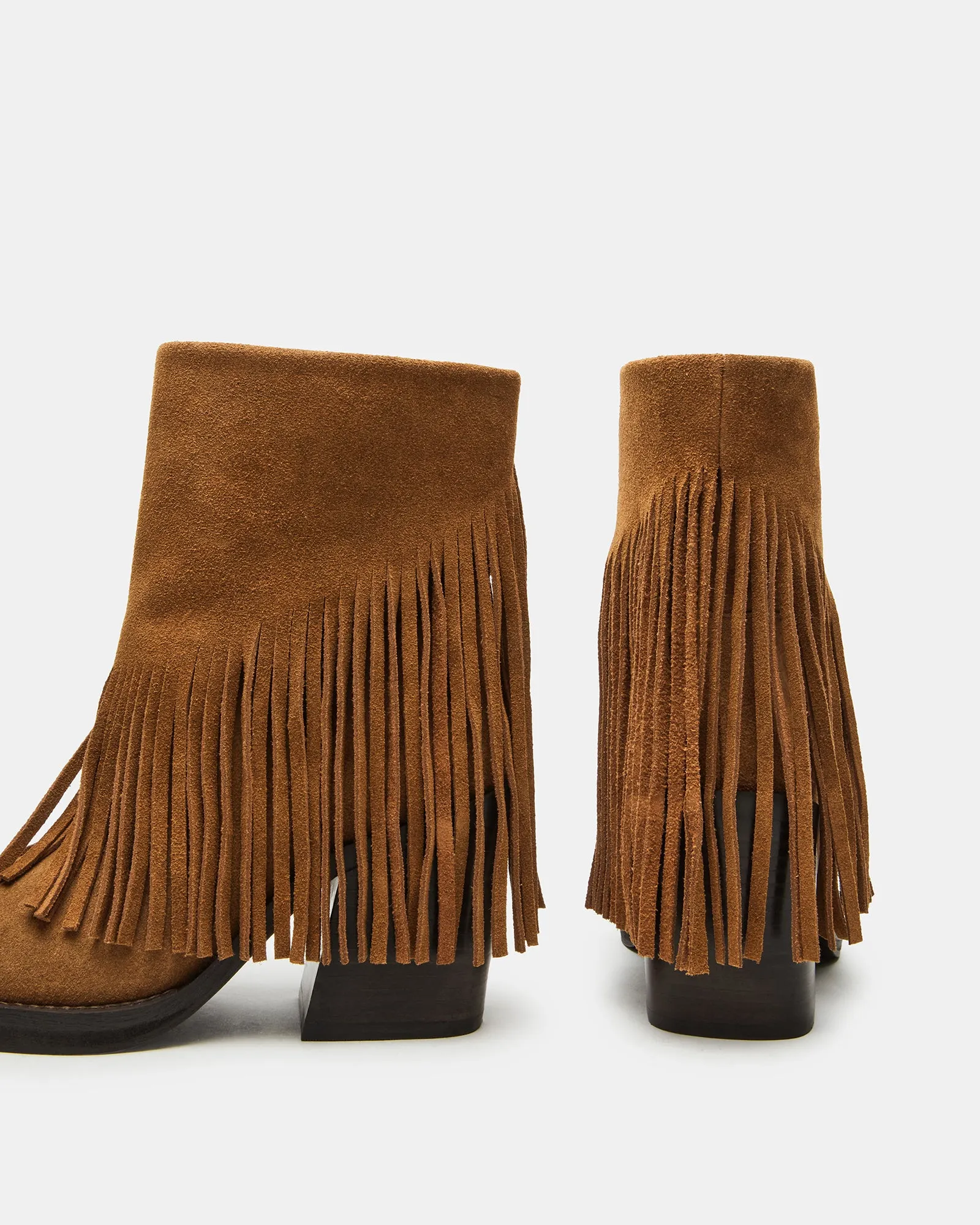 PIA FRINGE CHESTNUT SUEDE