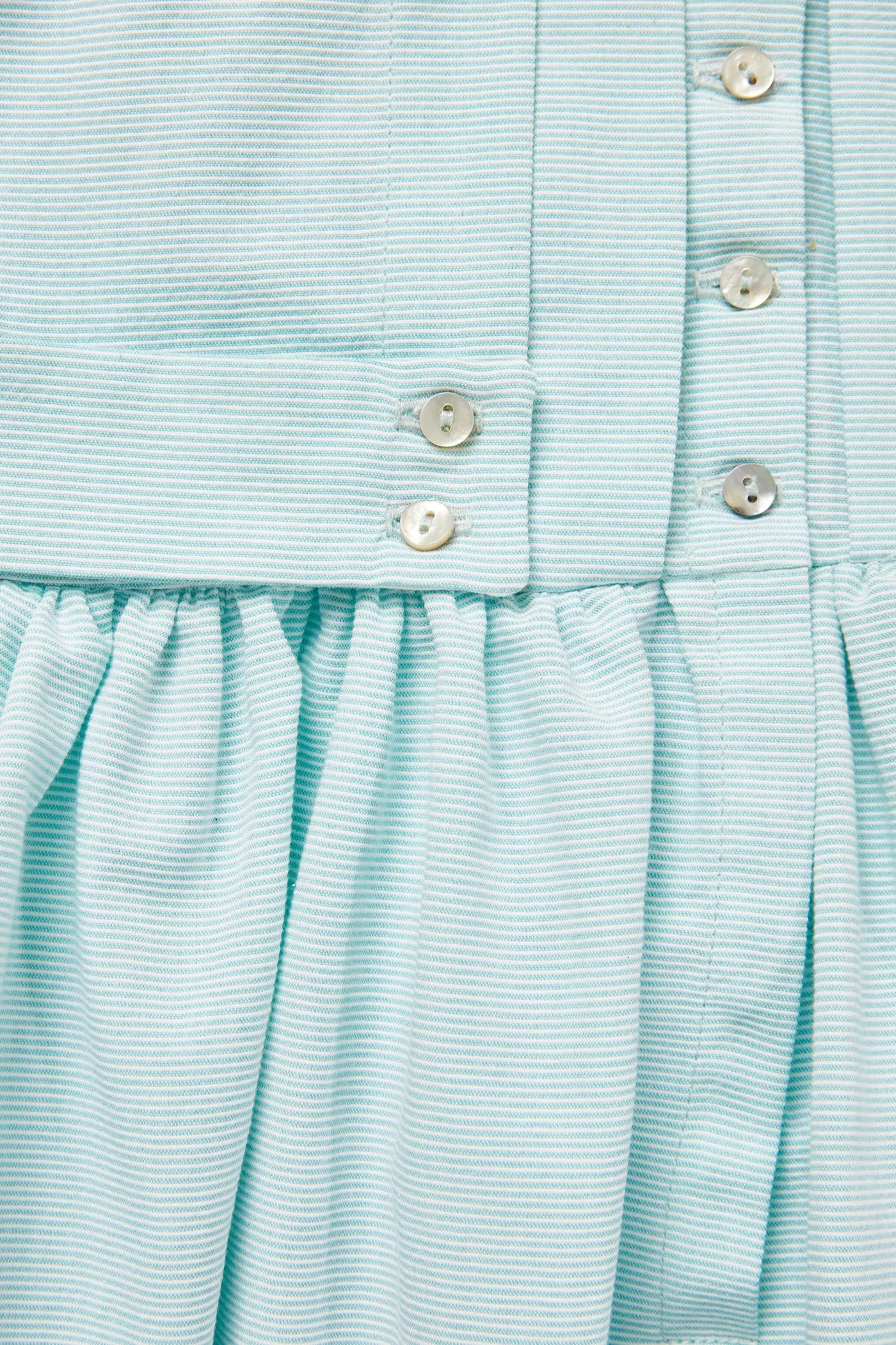 Piano Dress Blue Stripe
