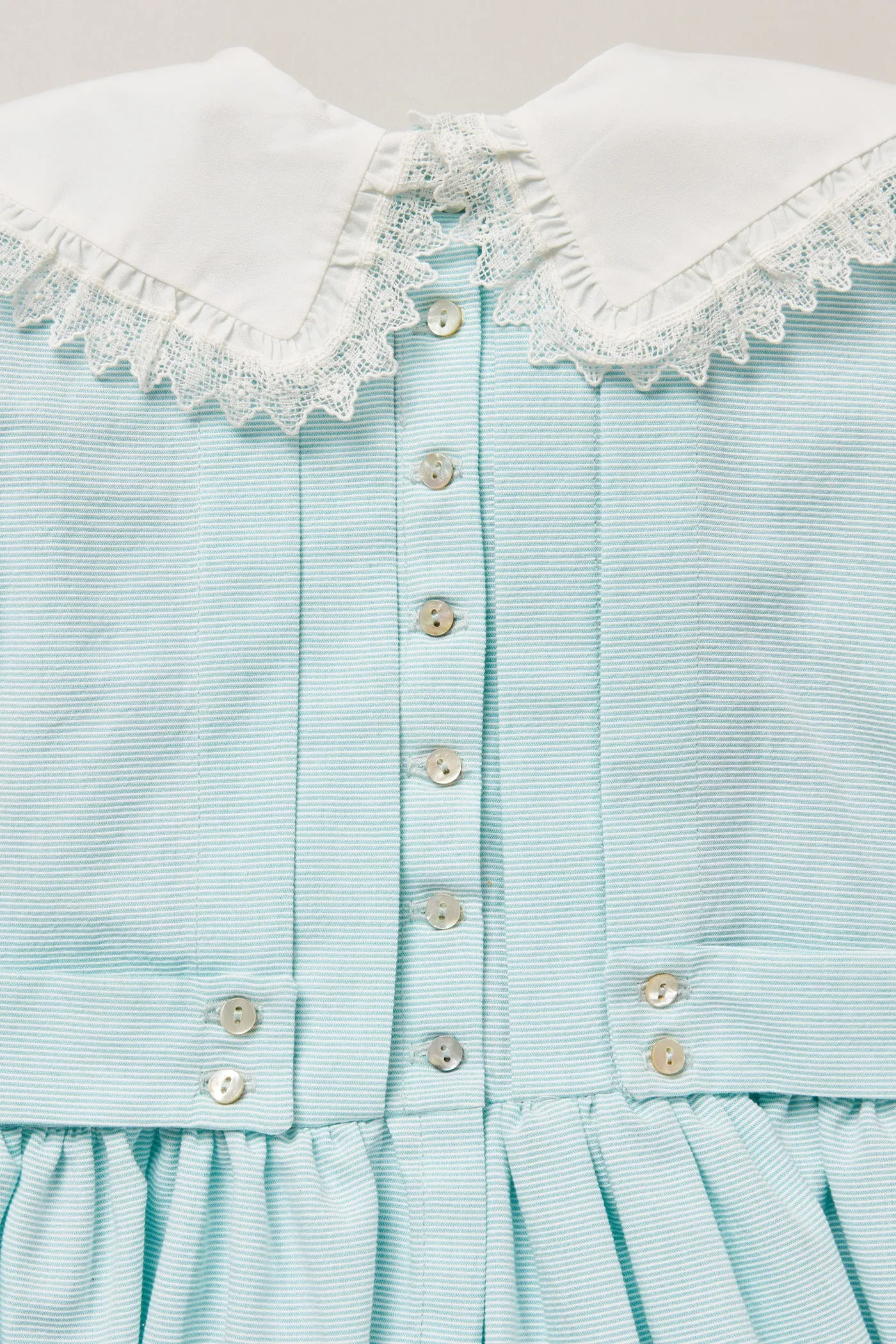 Piano Dress Blue Stripe