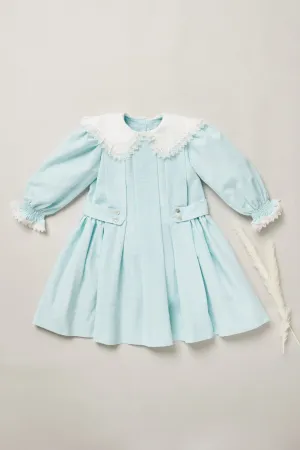 Piano Dress Blue Stripe