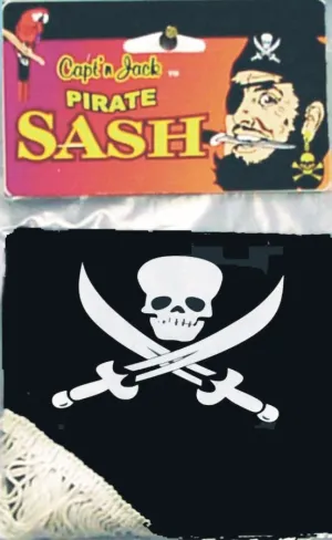 Pirate Jack Waist Sash  Costume Accessories