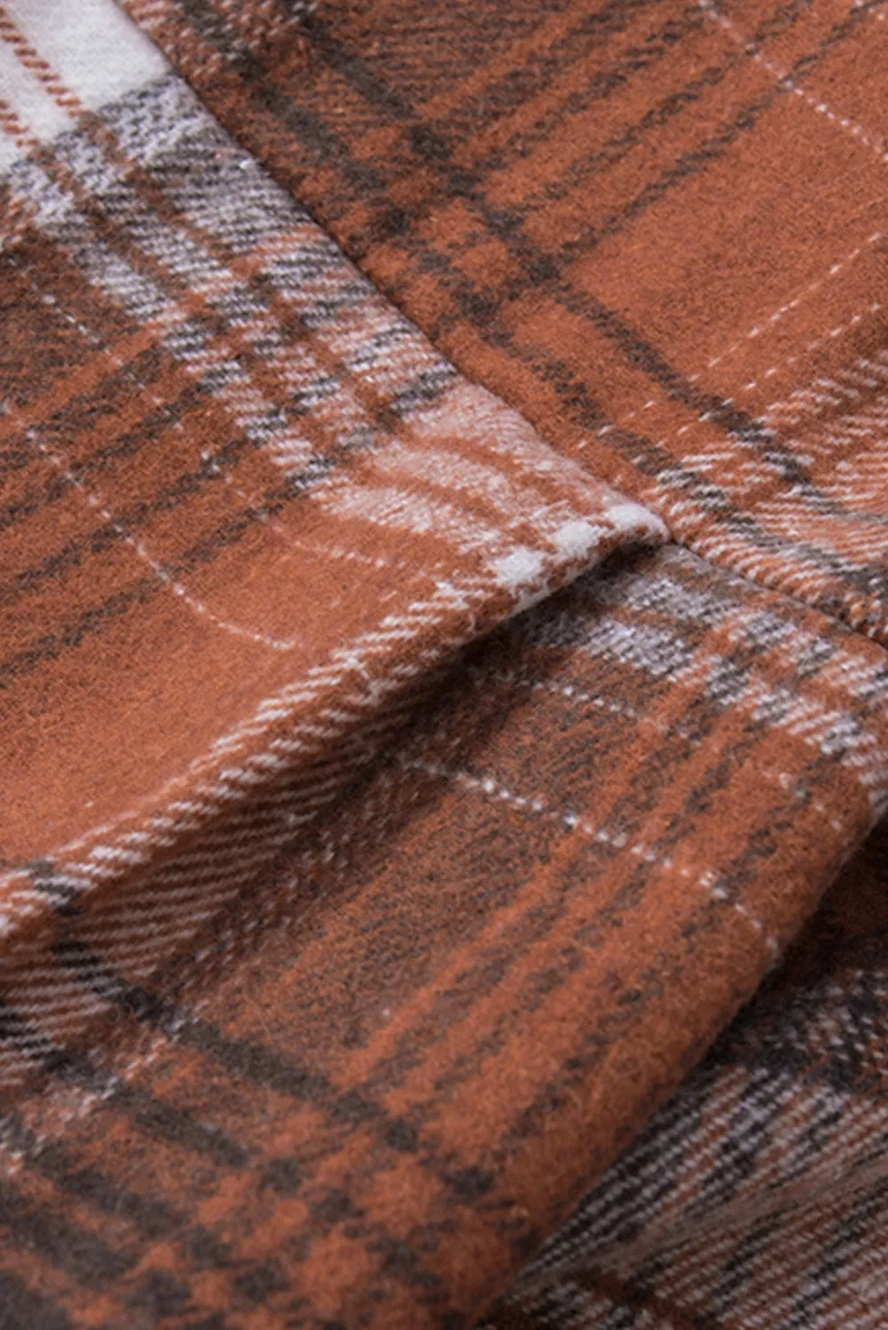 Plaid Long Sleeve Shirt With Pocket