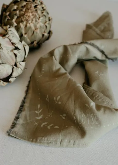 Plant dyed organic cotton Paisano Bandana