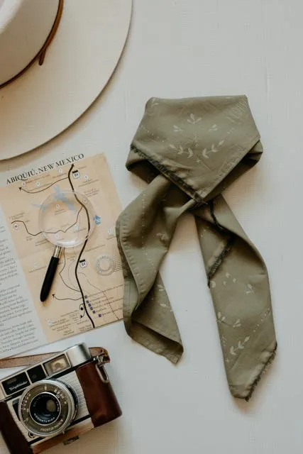Plant dyed organic cotton Paisano Bandana