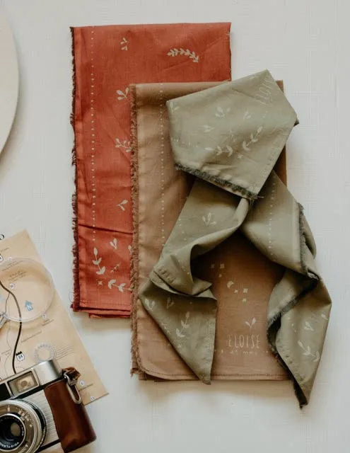 Plant dyed organic cotton Paisano Bandana