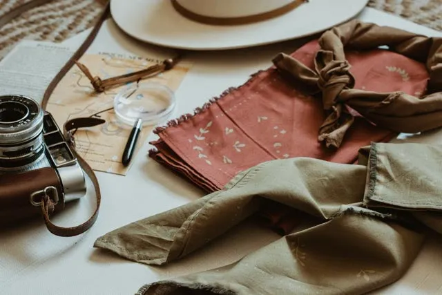 Plant dyed organic cotton Paisano Bandana