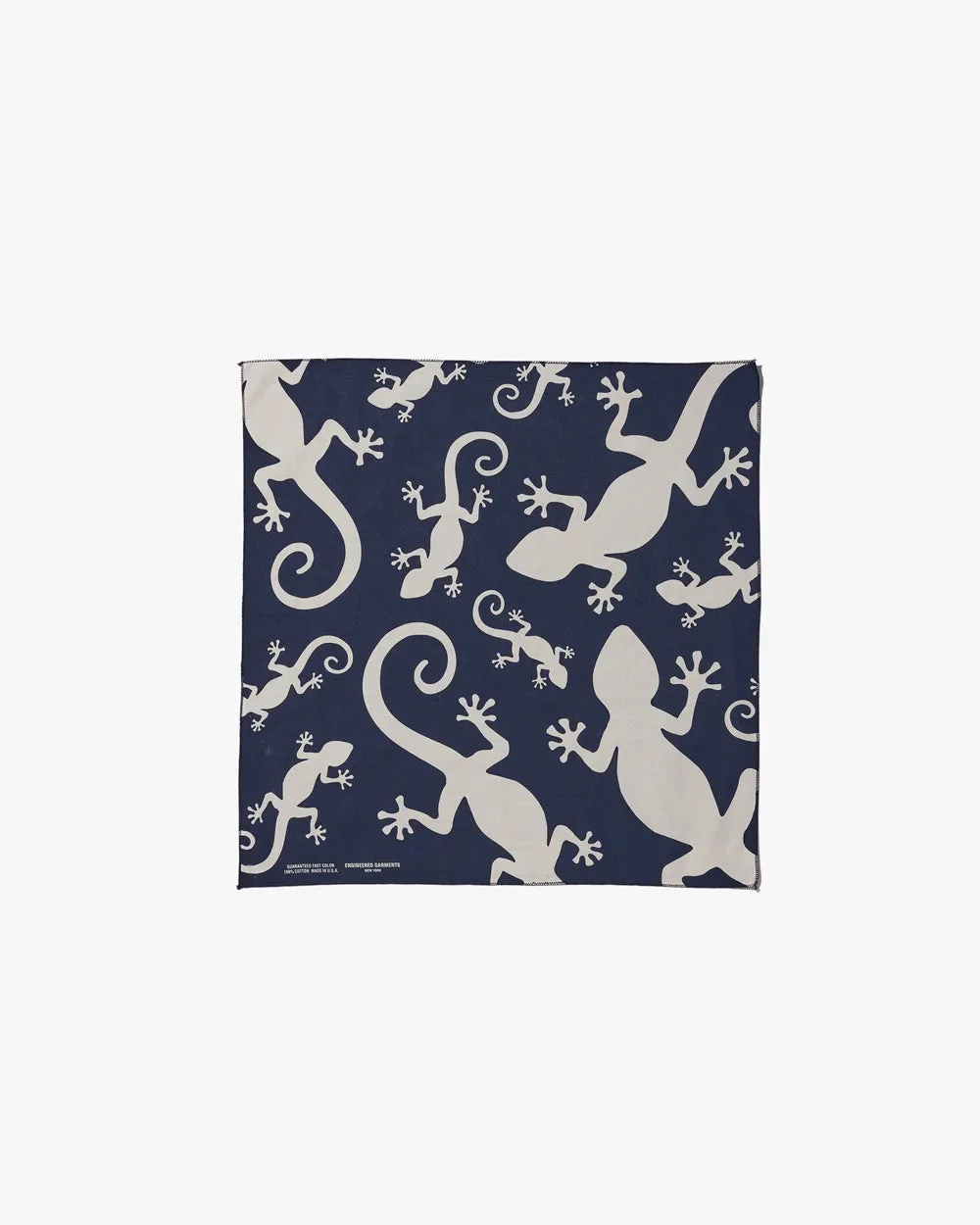 Printed Bandana - Navy - Gecko