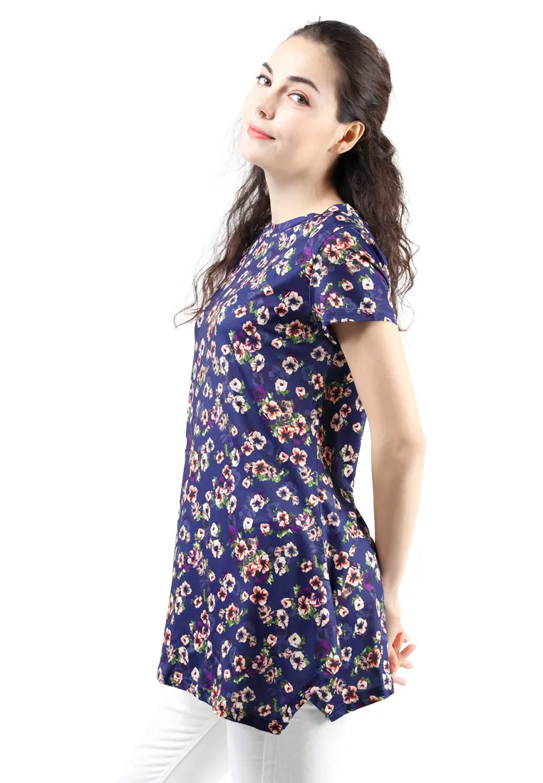 printed tunic top