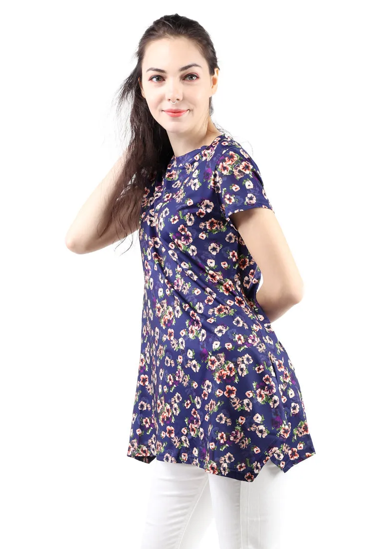 printed tunic top