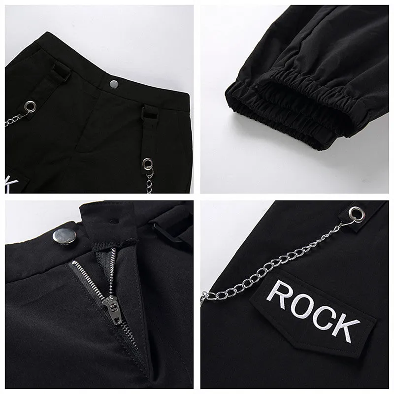 [@prymrr] "ROCK MORE CHAIN ACCESSORIES" SLING TROUSERS K031503REVIEW