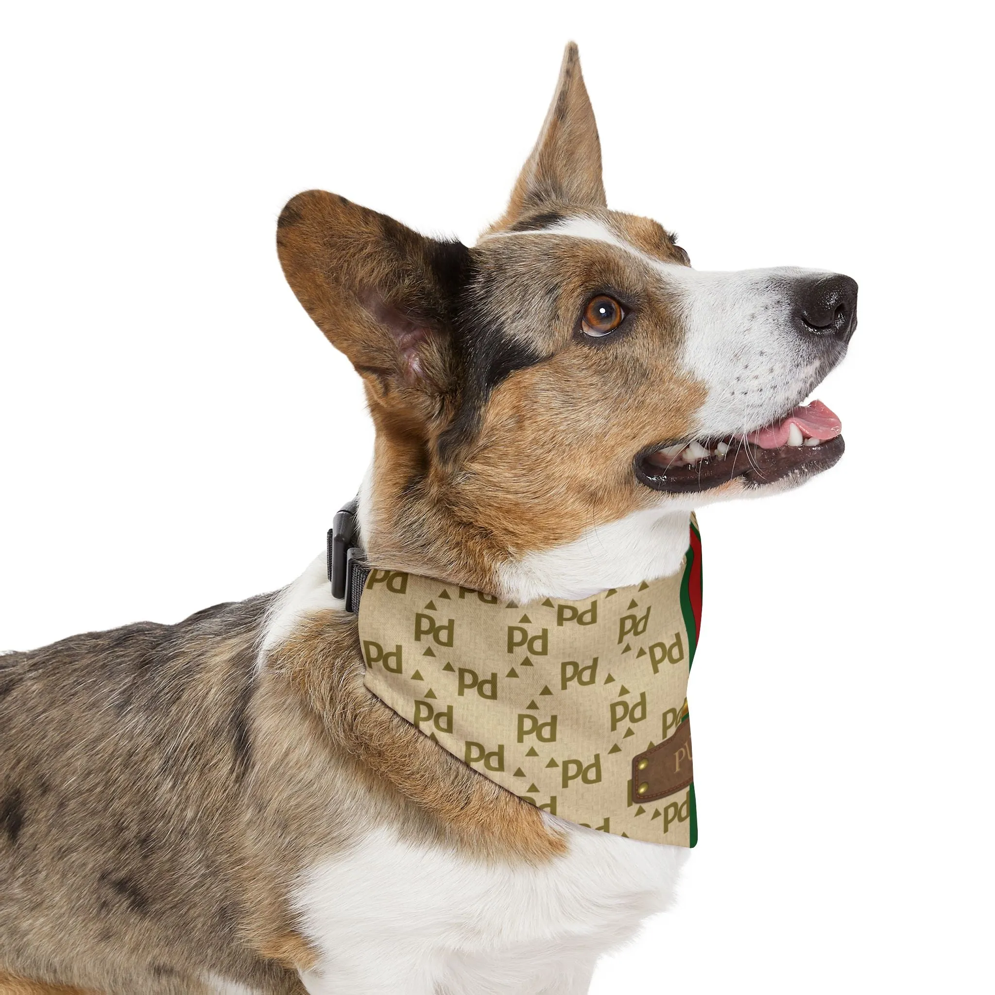 Pucci Faux-Designer Pet Bandana Collar