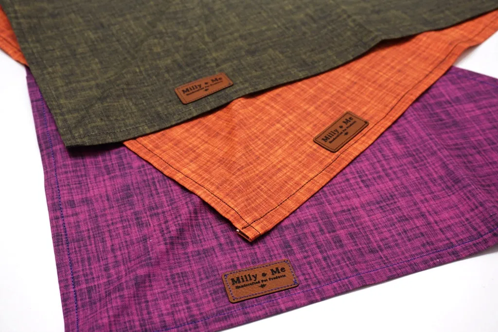 Purple Textured Solid - Pet Bandana