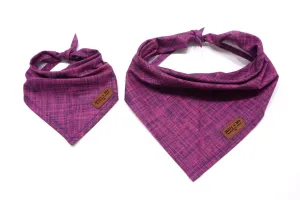 Purple Textured Solid - Pet Bandana