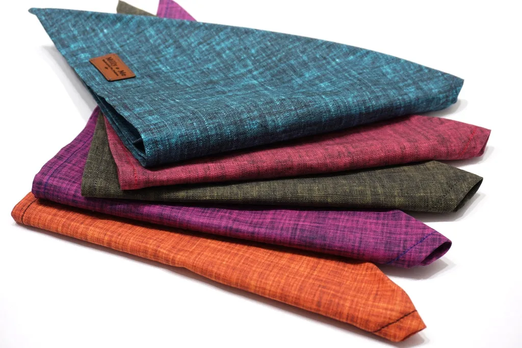 Purple Textured Solid - Pet Bandana