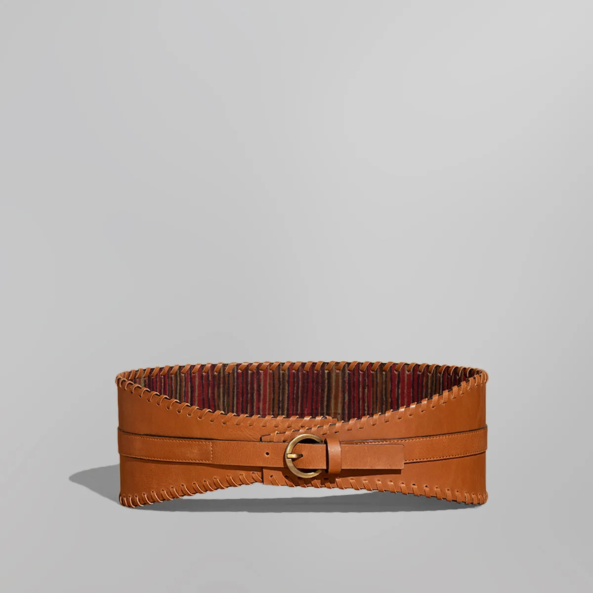 "Bandish" Woven Belt - Tan