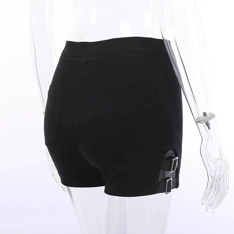 "BLACK HIGH WAIST" SHORTS D051203