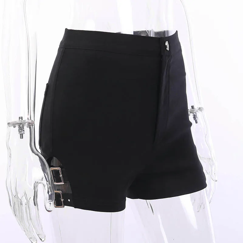 "BLACK HIGH WAIST" SHORTS D051203