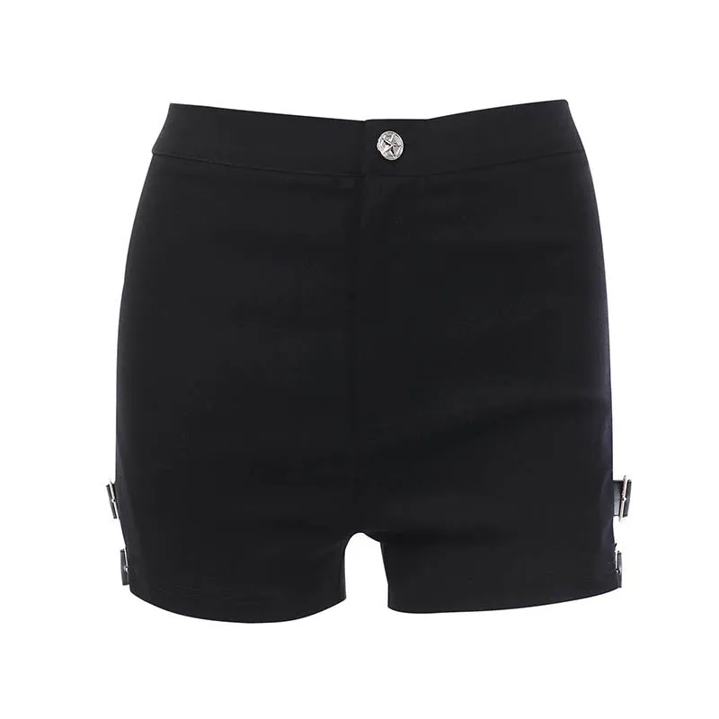 "BLACK HIGH WAIST" SHORTS D051203