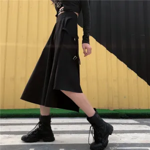 "HIGH WAIST IRREGULAR" SKIRT N081803