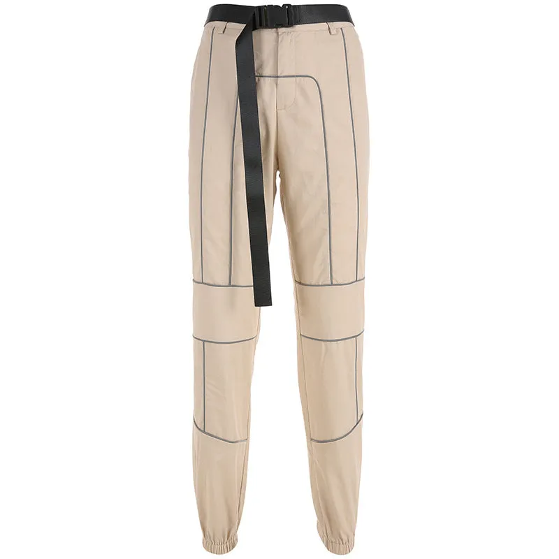 "HIGH WAIST REFLECTIVE" OVERALLS K050403