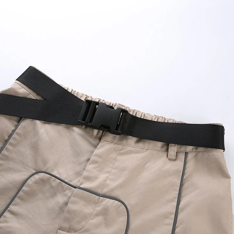 "HIGH WAIST REFLECTIVE" OVERALLS K050403