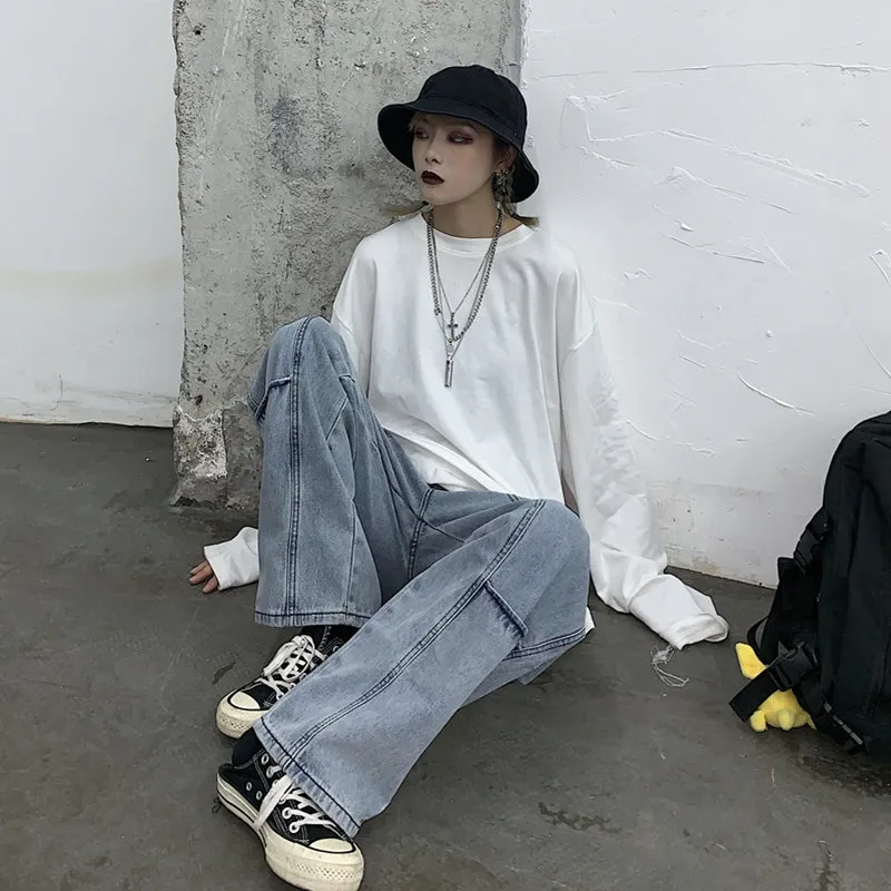 "RETRO STRAIGHT" JEANS D052605
