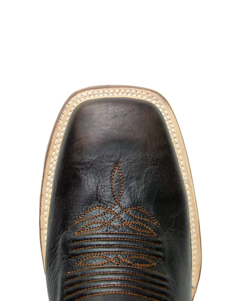 RANCHO SEMENTAL MEN’S Damiana Brown Western Boots Whit Brown Top