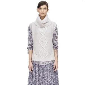 Rebecca Taylor Optic Texture Turtleneck Sweater