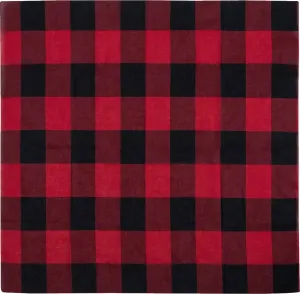 Red Plaid Bandana – 27" X 27"