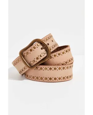 Restocked Alpine Studded Belt Cream
