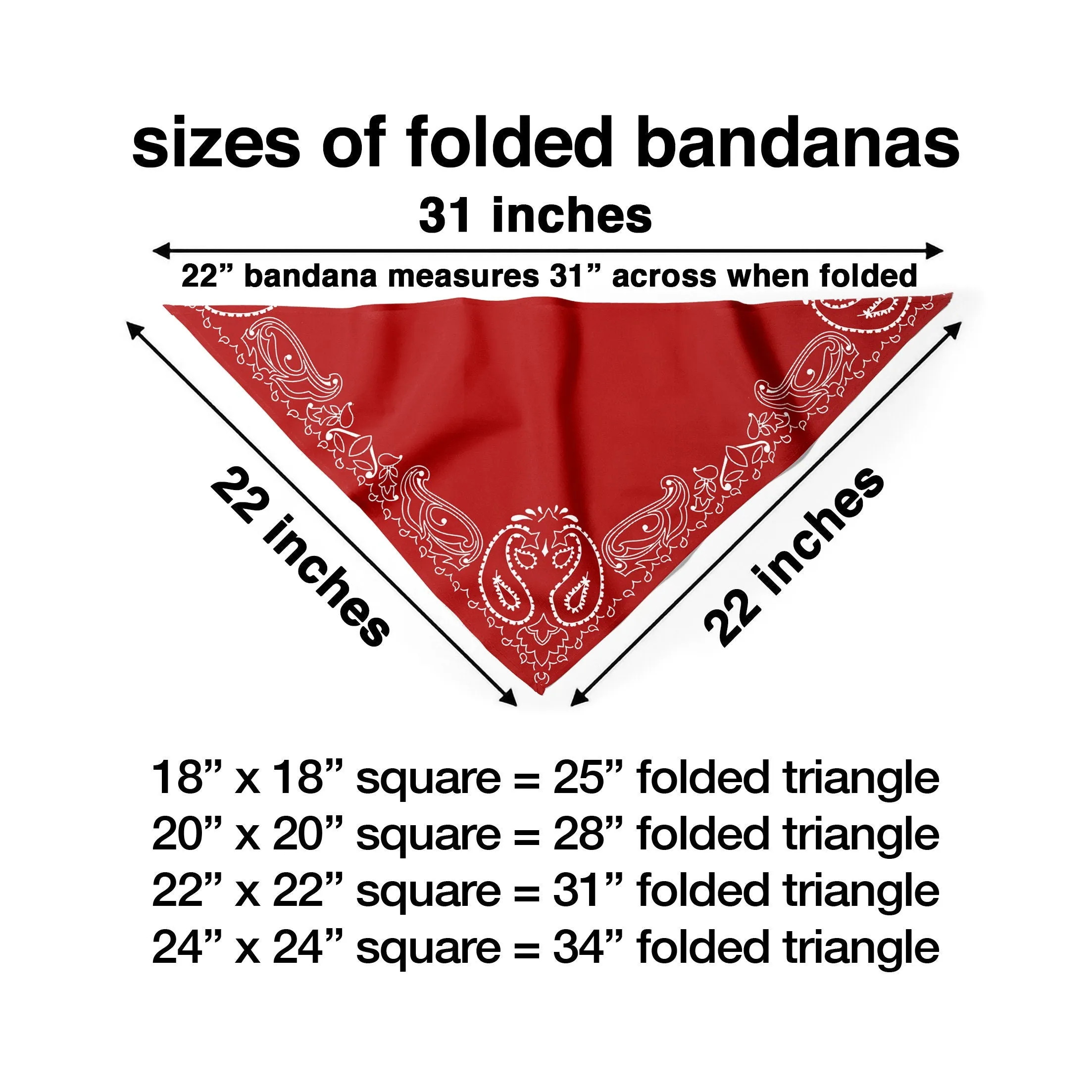 Rock and Goth Style Black Skulls and Paisley Border Bandana