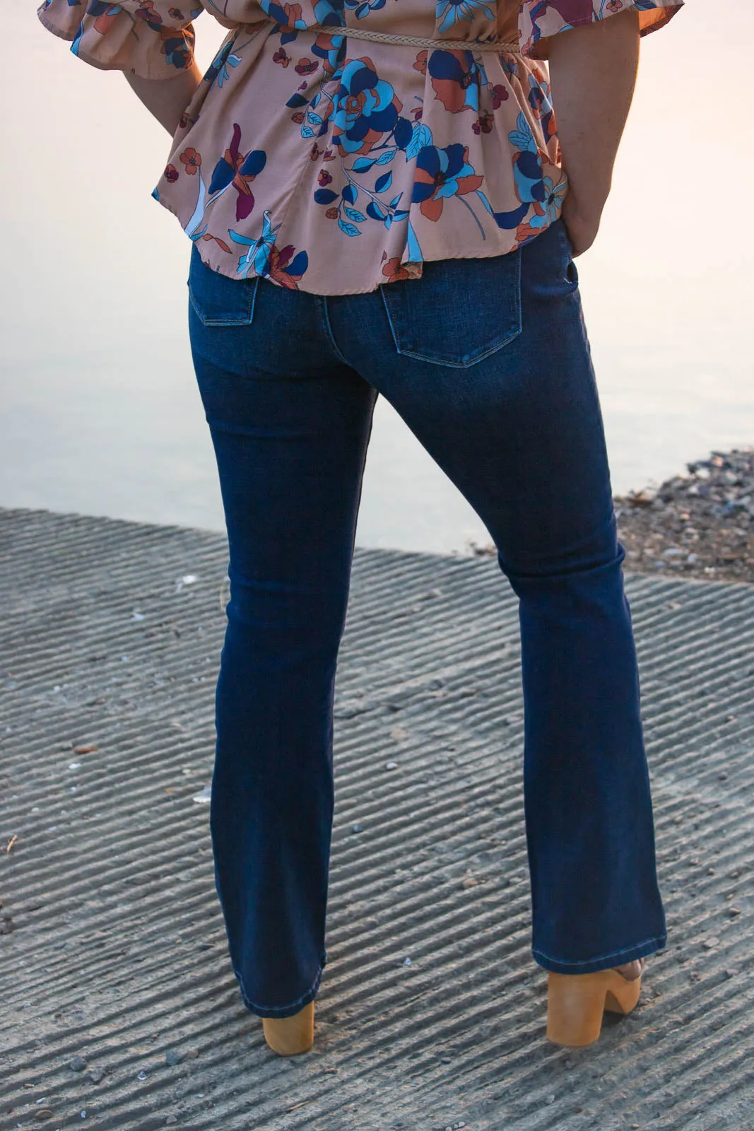 Rory High Rise BootCut Dark Denim