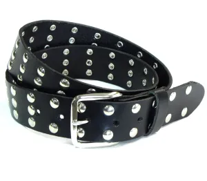 RS113  1 1/2" 3-Row Studded Belt