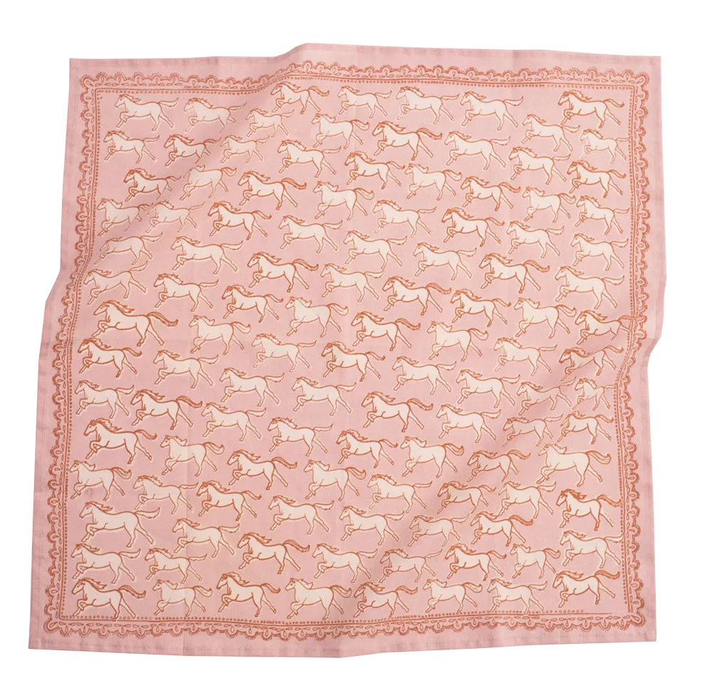 Running Horses Bandana