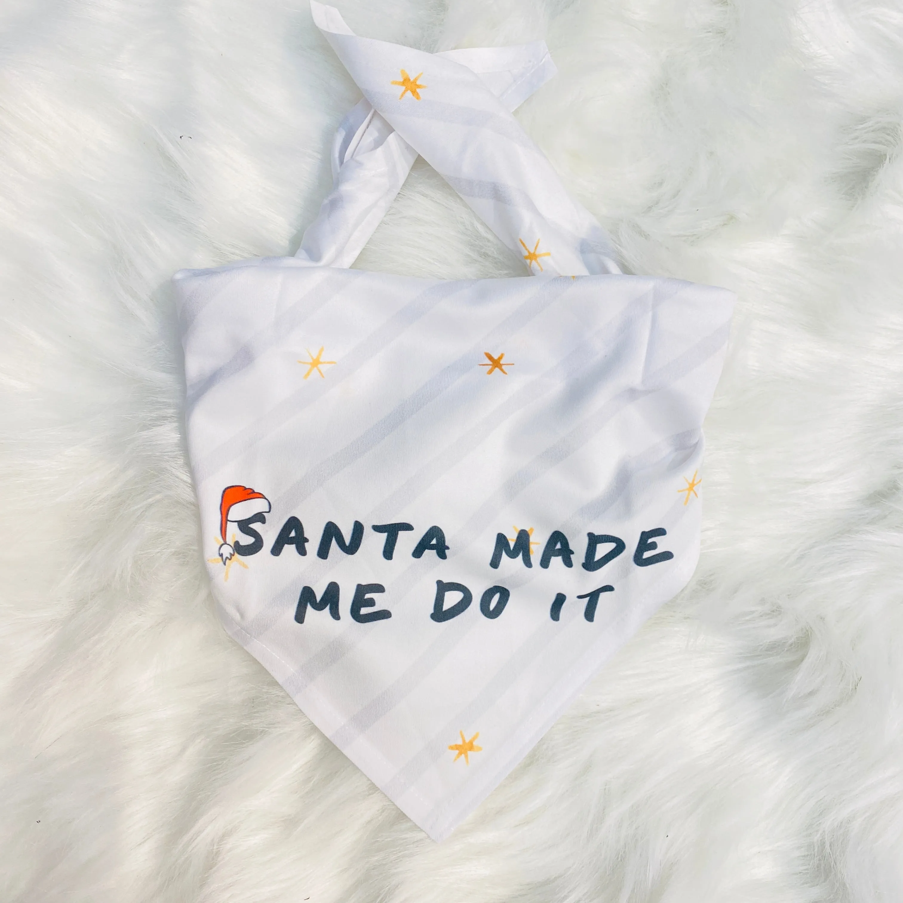 Santa Made Me Do It Bandana