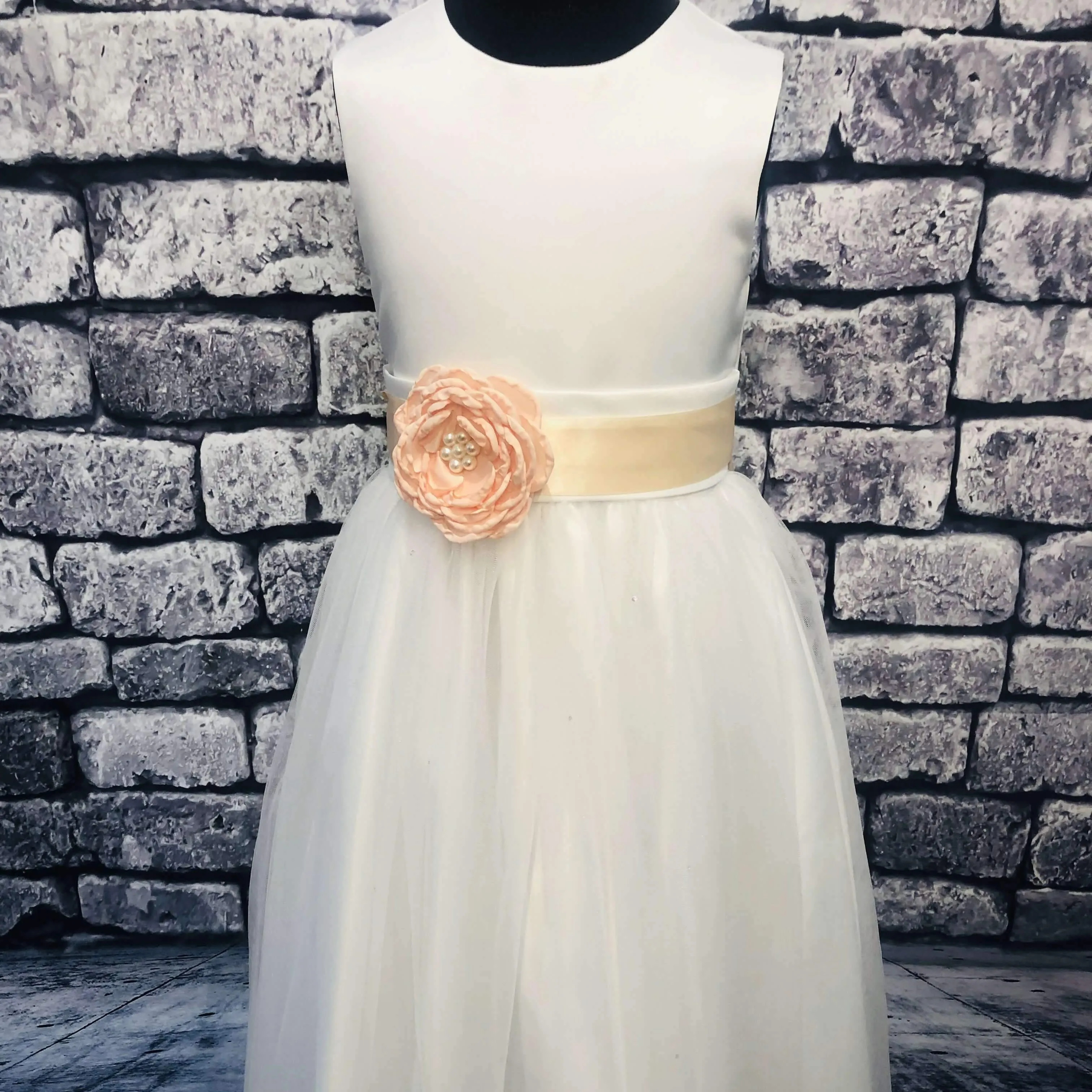 Single Flower Girl Corsage - Various Colours